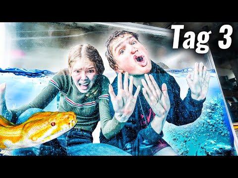 Wer HÄLT es LÄNGER aus in der GLASBOX? mit Keanu,Lea,Isa...