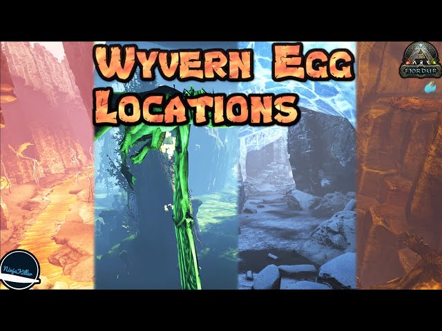 Where To Find All Wyvern Varient Locations In Fjordur - Ark Survival Evolved