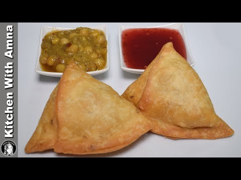 Aloo Samosa Recipe With Chutney and Chole - Special Ramadan Recipe - Kitchen With Amna - UCQ2P7C8UGoVM6AhqsVx-M0Q