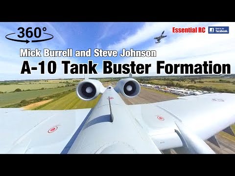 A-10 TANK BUSTER RC JETS (360 PANORAMIC ONBOARD VIDEO) *You control the view !* - UChL7uuTTz_qcgDmeVg-dxiQ