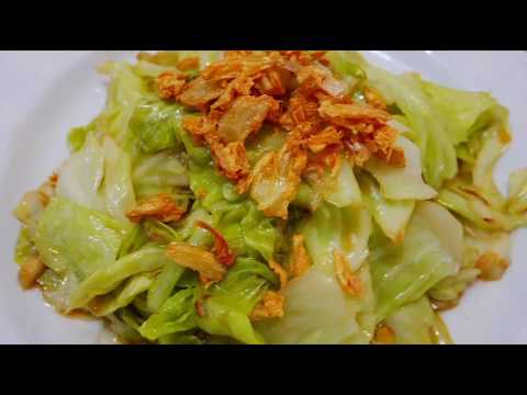 กะหล่ำปลีผัดน้ำปลา | ครัวตัวแม่