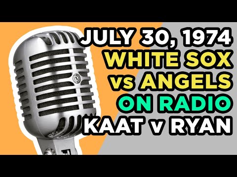 Chicago White Sox vs California Angels - Radio Broadcast video clip