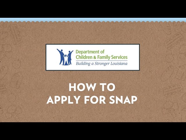 How To Apply For Food Stamps In Baton Rouge La?