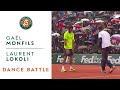 battle Monfils and Lokoli - Roland Garros