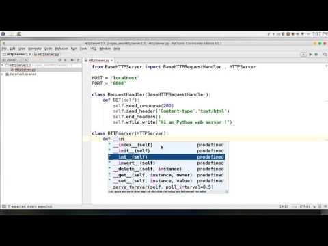 63  Python network programming Httpserver