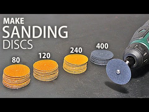 3 Simple Ways to Make Sanding Discs for your Dremel / Rotary Tool - UCfCKUsN2HmXfjiOJc7z7xBw