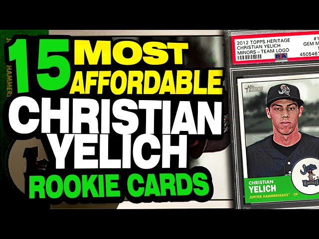 Christian Yelich Baseball Card Values