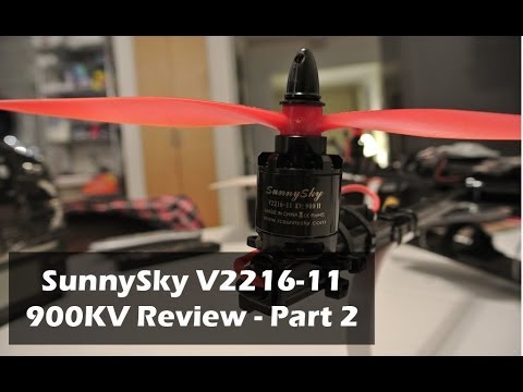 Review of Sunnysky V2216-11 900kv Motor - Part 2 - Thrust Testing - UCAn_HKnYFSombNl-Y-LjwyA