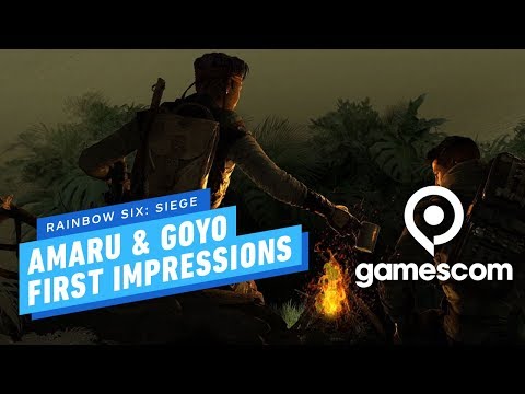 Amaru and Goyo Impressions: Rainbow Six Siege - Gamescom 2019 - UCKy1dAqELo0zrOtPkf0eTMw