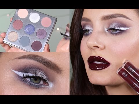 Kylie Cosmetics Holiday Collection Tutorial! White Eyeliner is HARD ok!? - UCLFW3EKD2My9swWH4eTLaYw