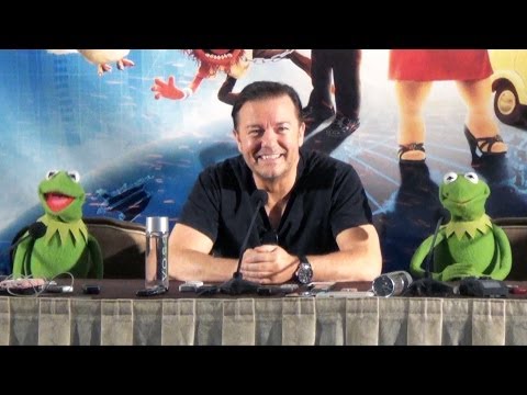 The Muppets Most Wanted Press Conference w/ Ricky Gervais, Tina Fey, Kermit, Sam Eagle, Miss Piggy + - UCe-gHr2O_LP7t0YJYHZQZlg