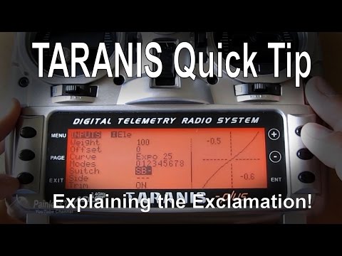 FrSky TARANIS Quick Tip – Explaining the Exclamation! - UCp1vASX-fg959vRc1xowqpw