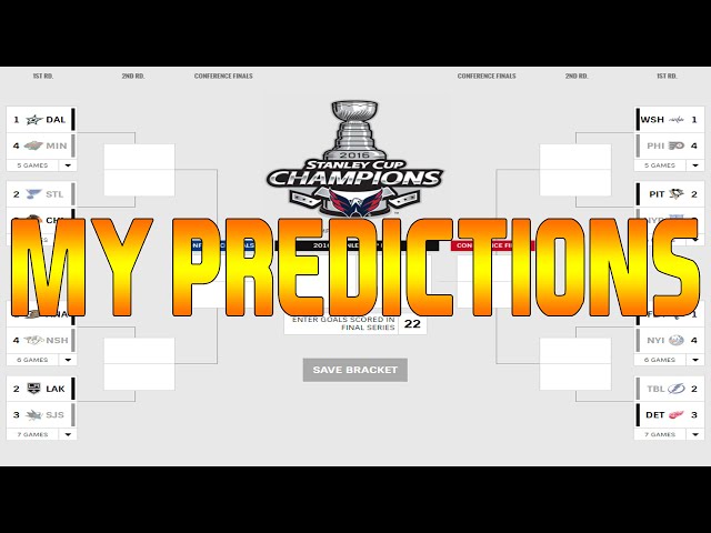 2016 NHL Playoff Bracket: Who Will Win it All?