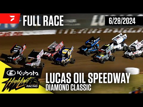 FULL RACE: Kubota High Limit Racing at Lucas Oil Speedway 6/28/2024 - dirt track racing video image