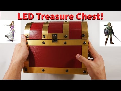 Adding LED lights to the Zelda  treasure chest - DIY - GeekifyGuys - UCWFKCr40YwOZQx8FHU_ZqqQ