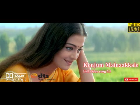 Konjum Mainaakkale { Kandukondain } Tamil True Dolby Digital 5.1 surround 1080p Full HD Video Songs