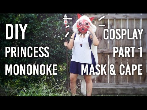 How to Make Mask and Cape : Part 1 of my Princess Mononoke Cosplay DIY - UCTW7dAiZghXtmE_ZEbDtg3g