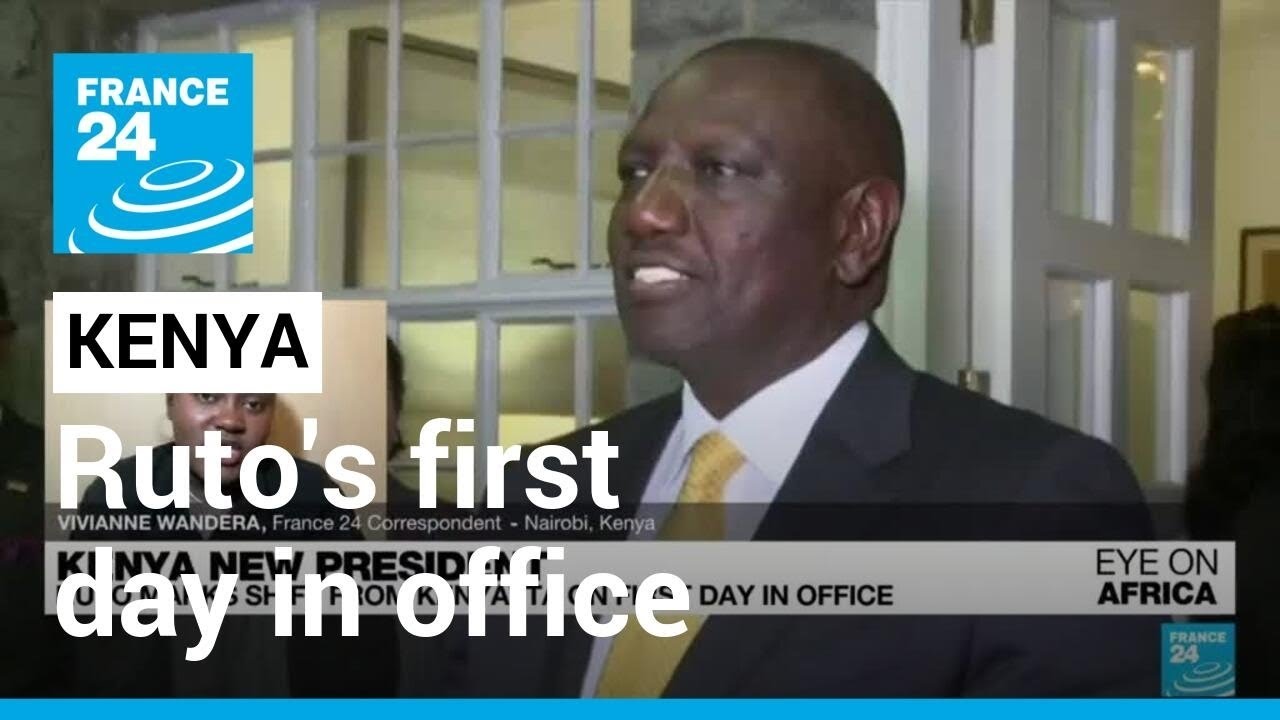 Kenya new president: Ruto marks shift from Kenyatta on first day in office • FRANCE 24 English