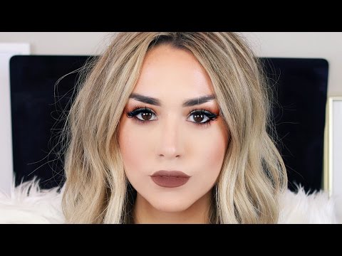 BROWN SMOKEY EYE + BROWN LIPS | Date Night Makeup - UCXPOAAerLDAqb5pbuVbTbsA