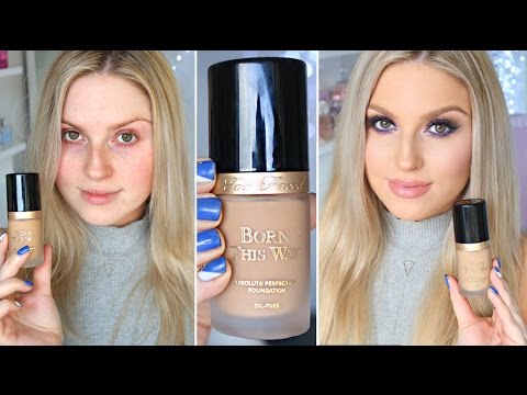 First Impression Review ♡ Too Faced Born This Way Foundation - UCMpOz2KEfkSdd5JeIJh_fxw