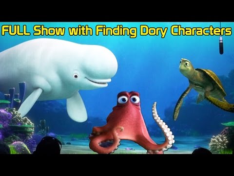 Finding Dory Characters Join Turtle Talk with Crush FULL Epcot Show - Destiny, Bailey, Dory and Hank - UCe-gHr2O_LP7t0YJYHZQZlg