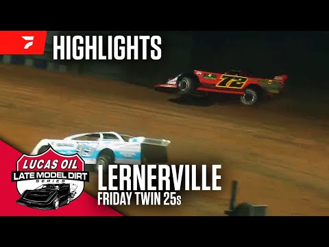 Friday Twin 25s | Lucas Oil Firecracker 100 at Lernerville Speedway 6/21/24 | Highlights - dirt track racing video image