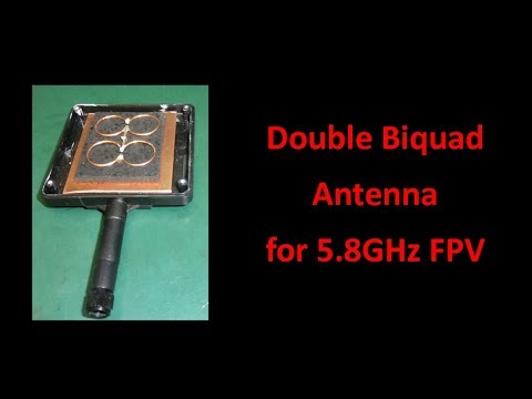 Double Biquad Antenna for 5 8GHz FPV - UCHqwzhcFOsoFFh33Uy8rAgQ