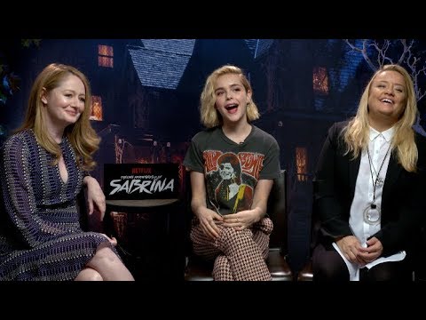 CHILLING ADVENTURES OF SABRINA interviews - Shipka, Davis, Otto, Ross, Lynch, Perdomo, Gomez - UCHLyP4MuA-JAFBCwxXOEDdA