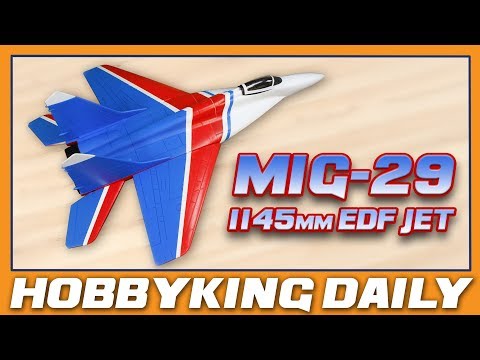 MiG-29 EPS 90mm EDF Jet 1145mm (45") (Kit) - HobbyKing Daily - UCkNMDHVq-_6aJEh2uRBbRmw