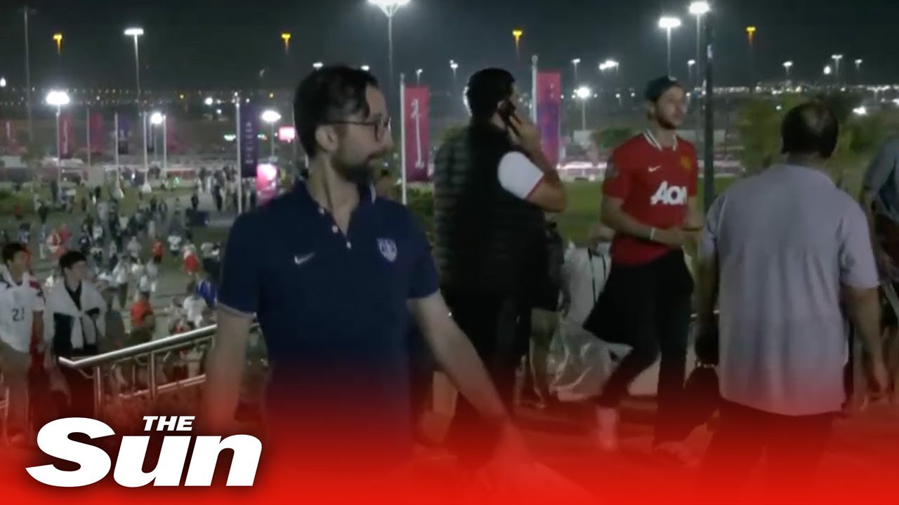 LIVE: Fans arrive to watch England play the United States in Qatar’s World Cup 2022