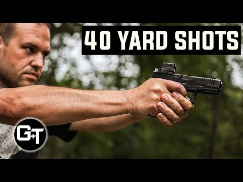 Stopping an active shooter - 40 Yard Handgun Shots