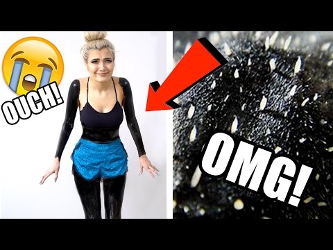 FULL BODY BLACK HEAD PEEL OFF MASK CHALLENGE! EXTREMELY PAINFUL! - UCBKFH7bU2ebvO68FtuGjyyw