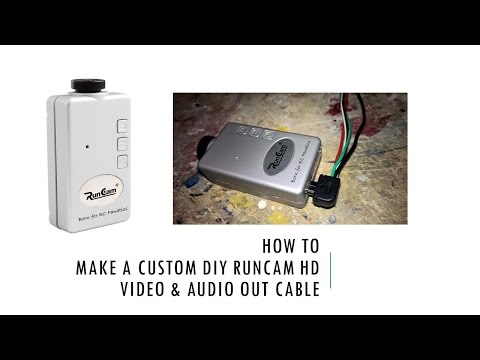 RunCam HD: How to make a custom Video & Audio Out cable DIY - UCMRpMIts6jyvjGH1MLLdf6A