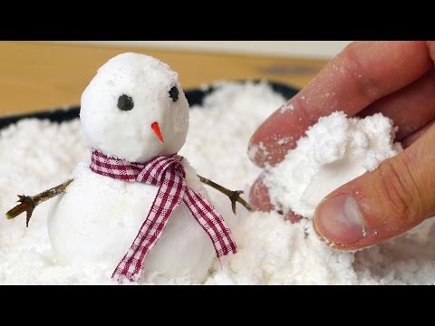 Wanna Build a Snowman? - How to Make Fake Snow - UC0rDDvHM7u_7aWgAojSXl1Q