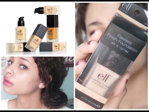 DEMO/REVIEW: Elf Flawless Finish Foundation - UCqvsPL3r5Z8023PyoIbiikg