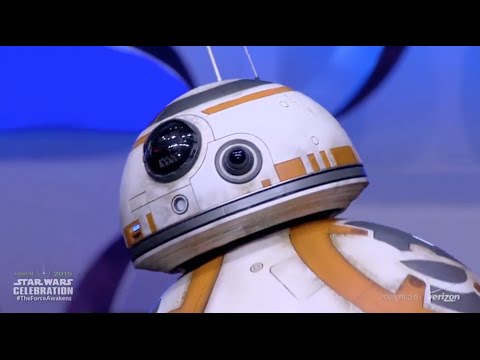BB-8 droid from The Force Awakens rolls out on stage at Star Wars Celebration Anaheim - UCYdNtGaJkrtn04tmsmRrWlw