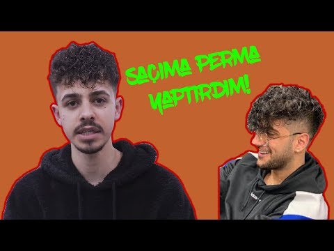 SAÇIMA PERMA YAPTIRDIM!