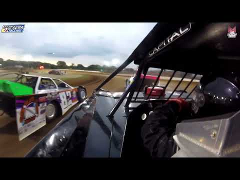 #26 Matt Menzie - Cash Money Late Model - 6-29-2024 Springfield Raceway - In Car Camera - dirt track racing video image