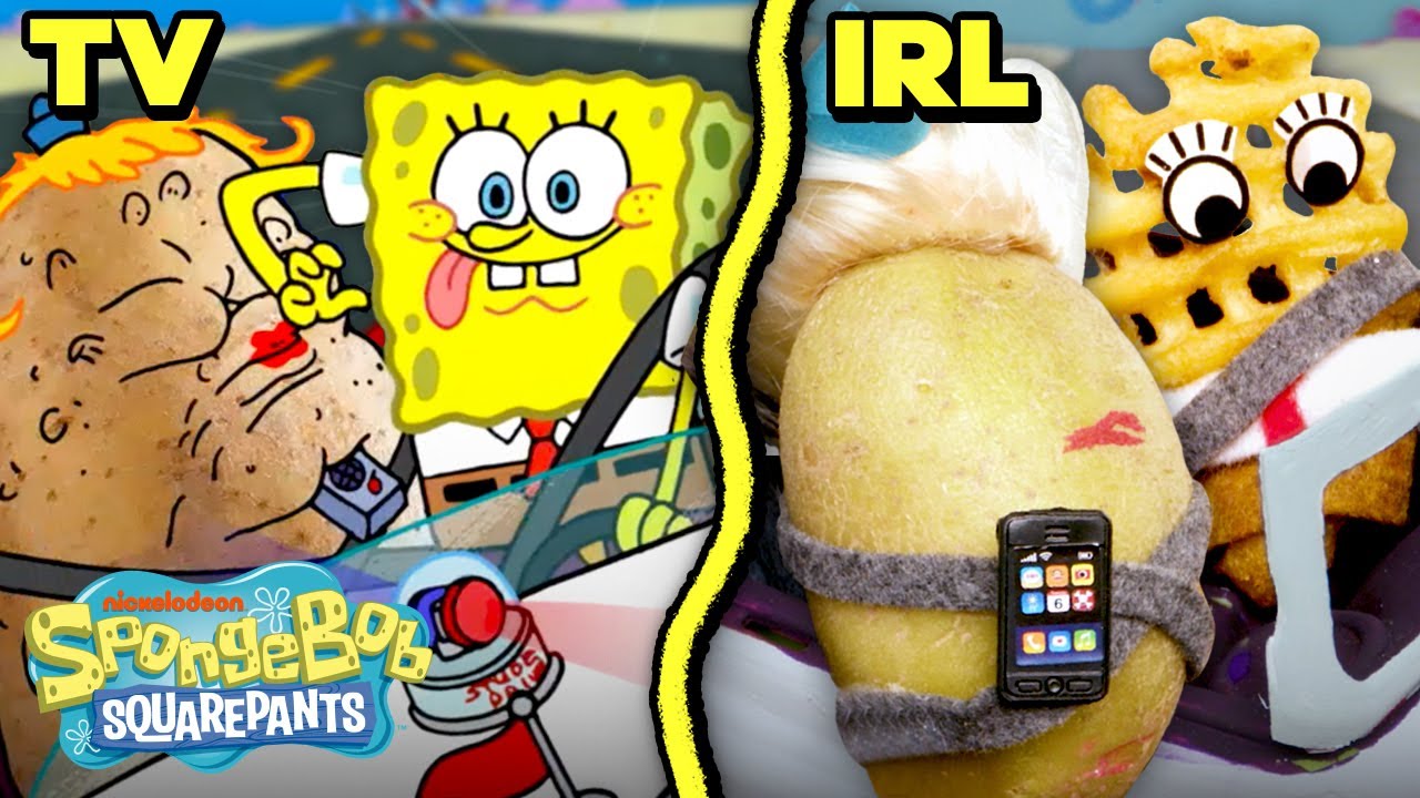 Mrs. Potato Puff IRL 🥔 | "Potato Puff" Recreation | SpongeBob