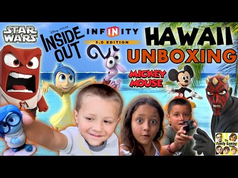 Disney Infinity 3.0 Toys in Hawaii !!! INSIDE OUT & STAR WARS Fun (E3 2015 Toy Haul) - UCC-RHF_77zQdKcA75hr5oTQ