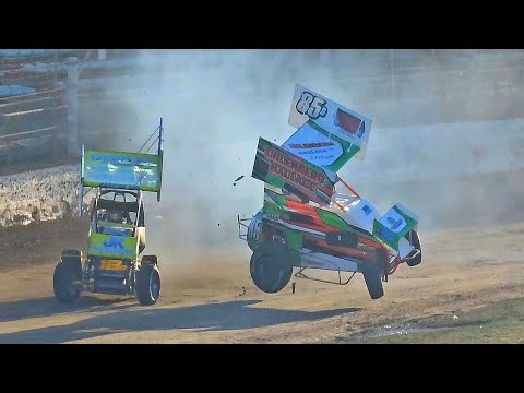 Robertson Prestige Speedway - Manawatu Minisprint Champs - 28/12/24 - dirt track racing video image