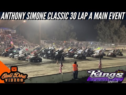 A Main 410 Sprint Car | NARC at Kings Speedway - Anthony Simone Classic - dirt track racing video image