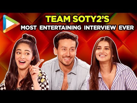 Video - Tiger, Ananya & Tara’s ROCKING Interview | Debutant Quiz | Funny Rapid Fire| Salman, Kartik, Sara
