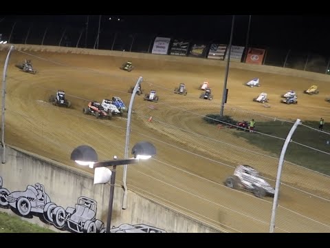 Lawrenceburg Speedway B.O.S.S. Sprint Feature Race [6/22/24] - dirt track racing video image