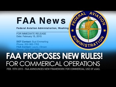 FAA PROPOSED NEW RULES, Video and Links. - UCwojJxGQ0SNeVV09mKlnonA