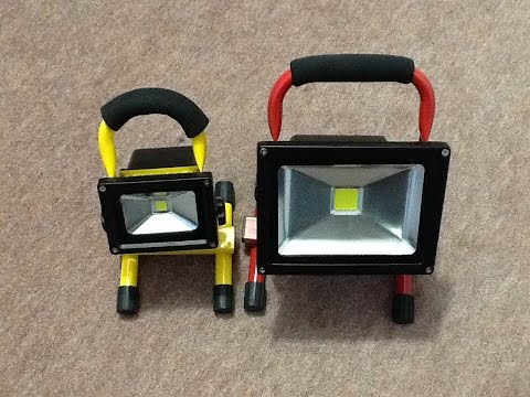 A look inside a 20W rechargeable LED work light. - UCtM5z2gkrGRuWd0JQMx76qA