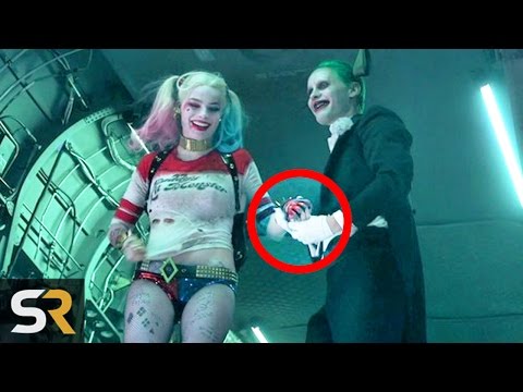 10 SUICIDE SQUAD Movie Secrets With Joker and Harley Quinn ...