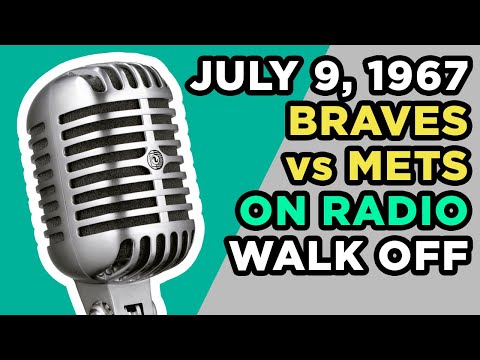 Atlanta Braves vs New York Mets - Radio Broadcast video clip