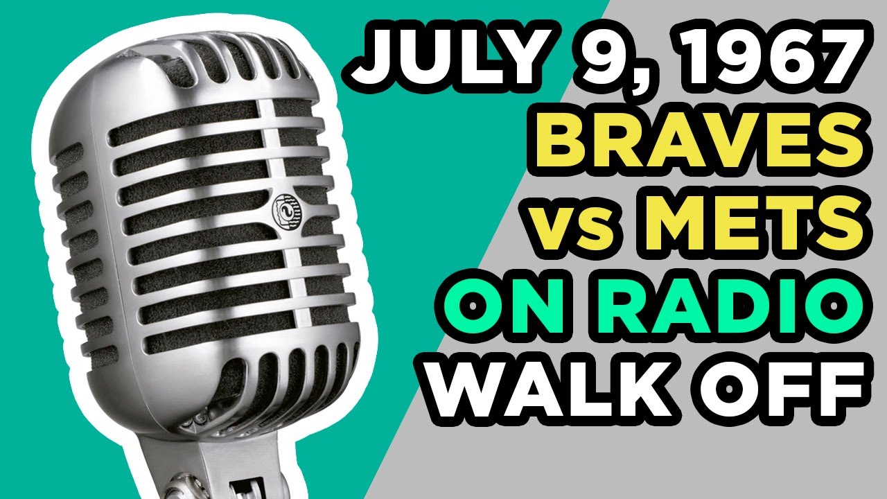 Atlanta Braves vs New York Mets - Radio Broadcast video clip