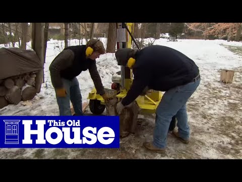 How to Split Logs for Firewood | This Old House - UCUtWNBWbFL9We-cdXkiAuJA